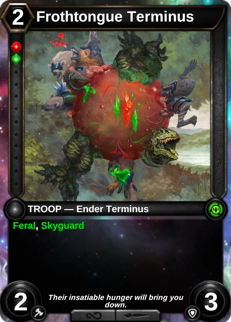 Frothtongue Terminus: the card