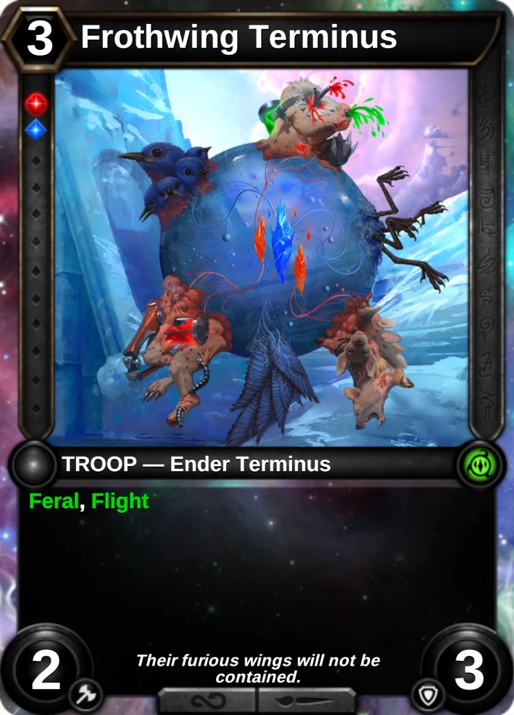 Frothwing Terminus: the card