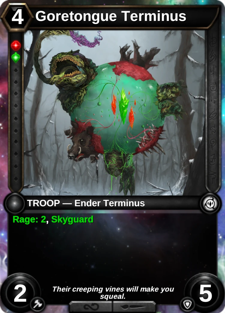 Goretongue Terminus: the card