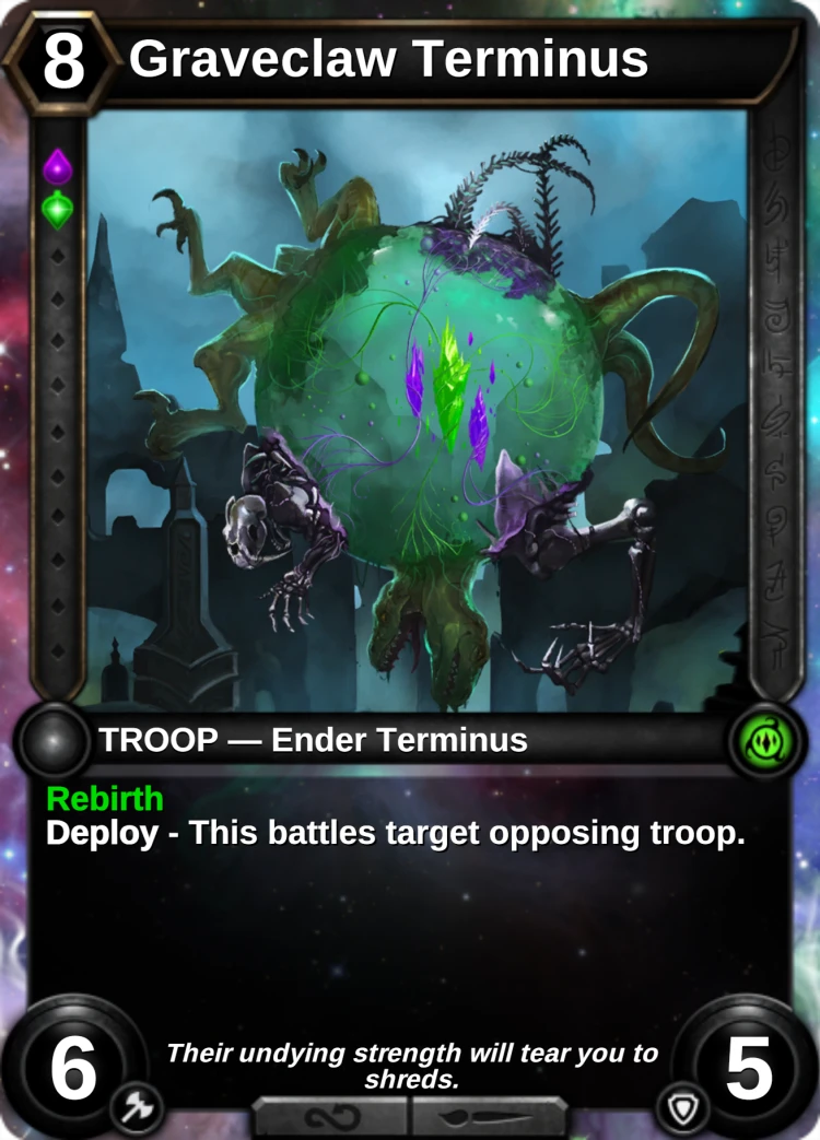 Graveclaw Terminus: the card