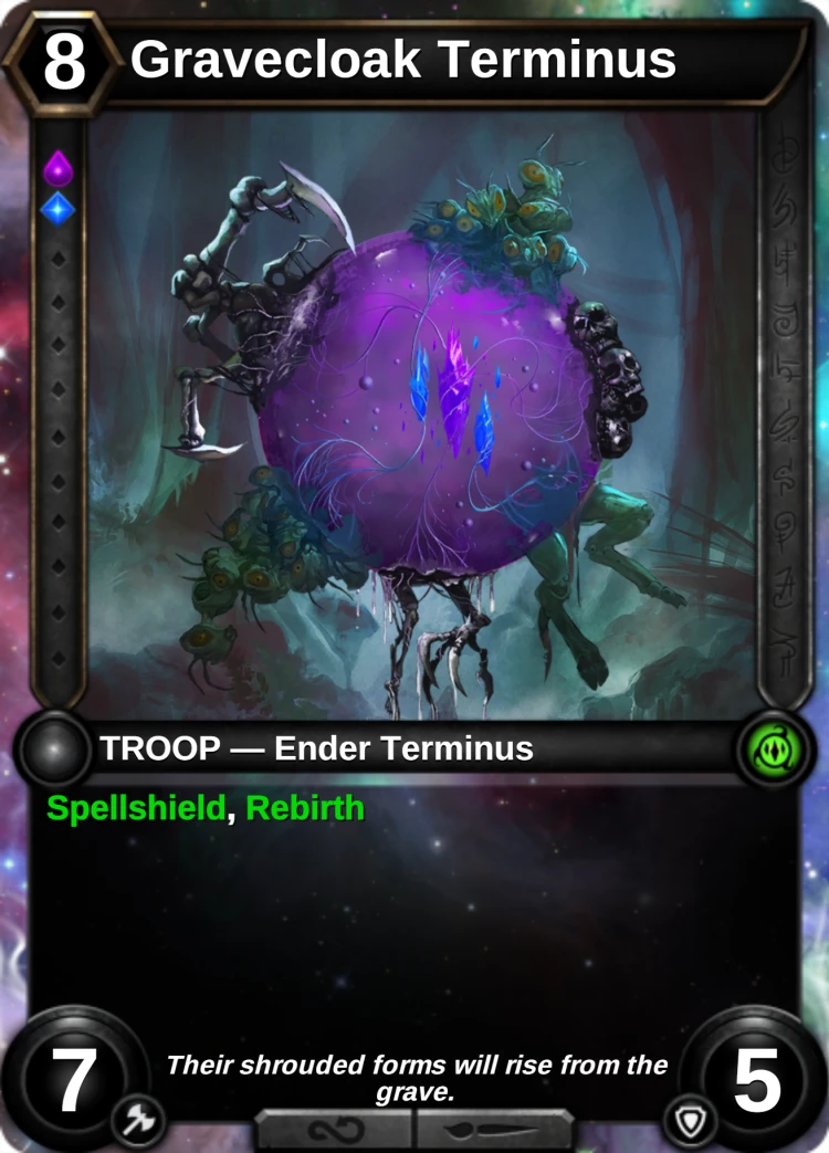Gravecloak Terminus: the card