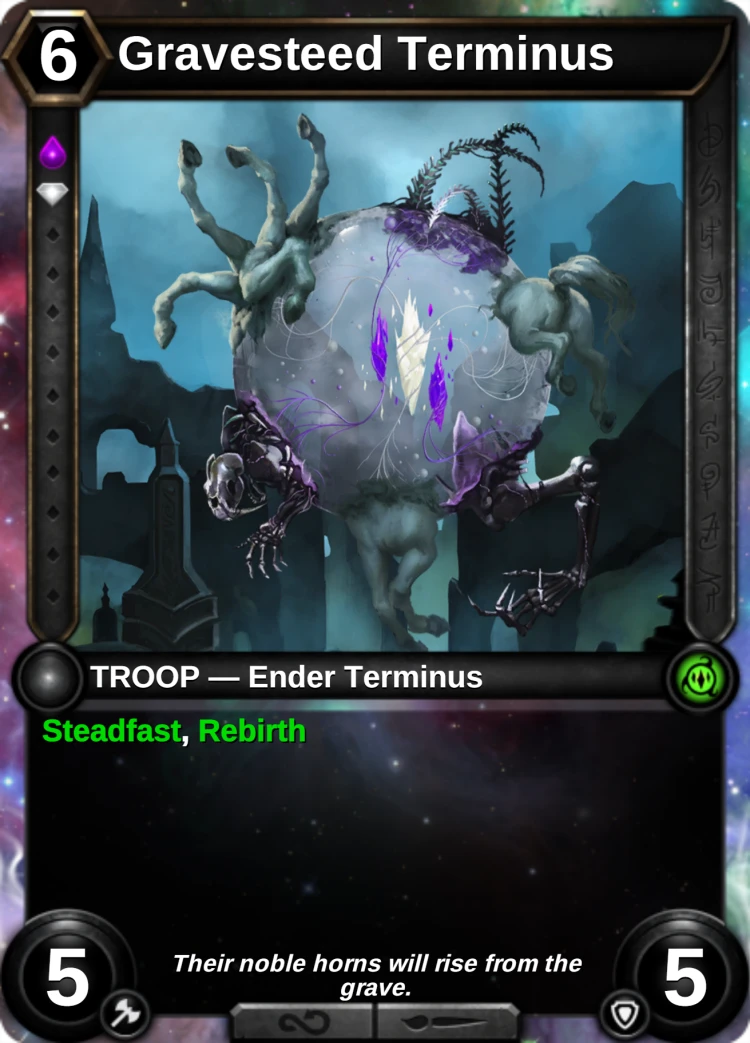 Gravesteed Terminus: the card