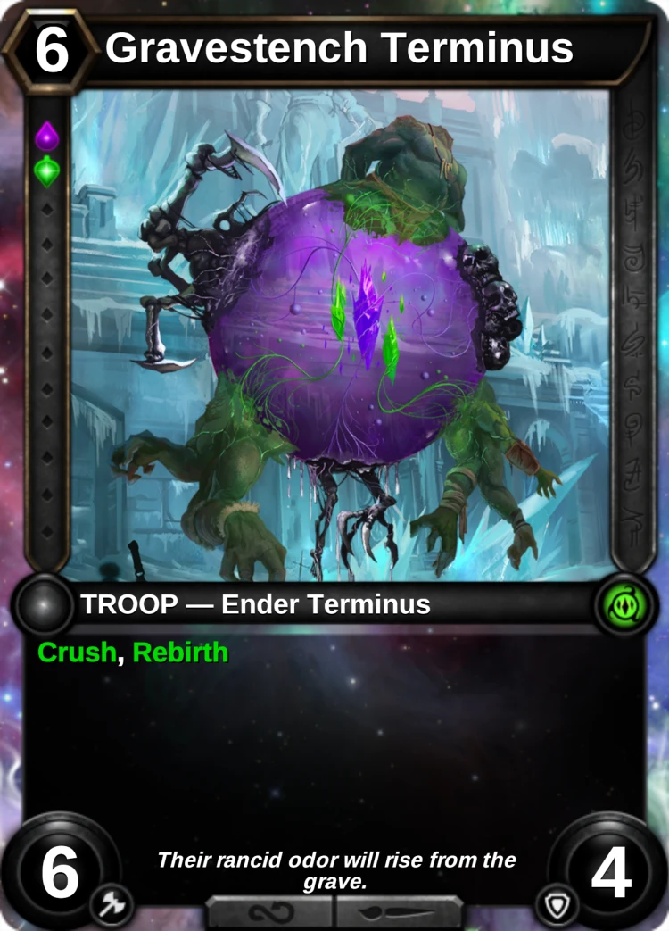 Gravestench Terminus: the card