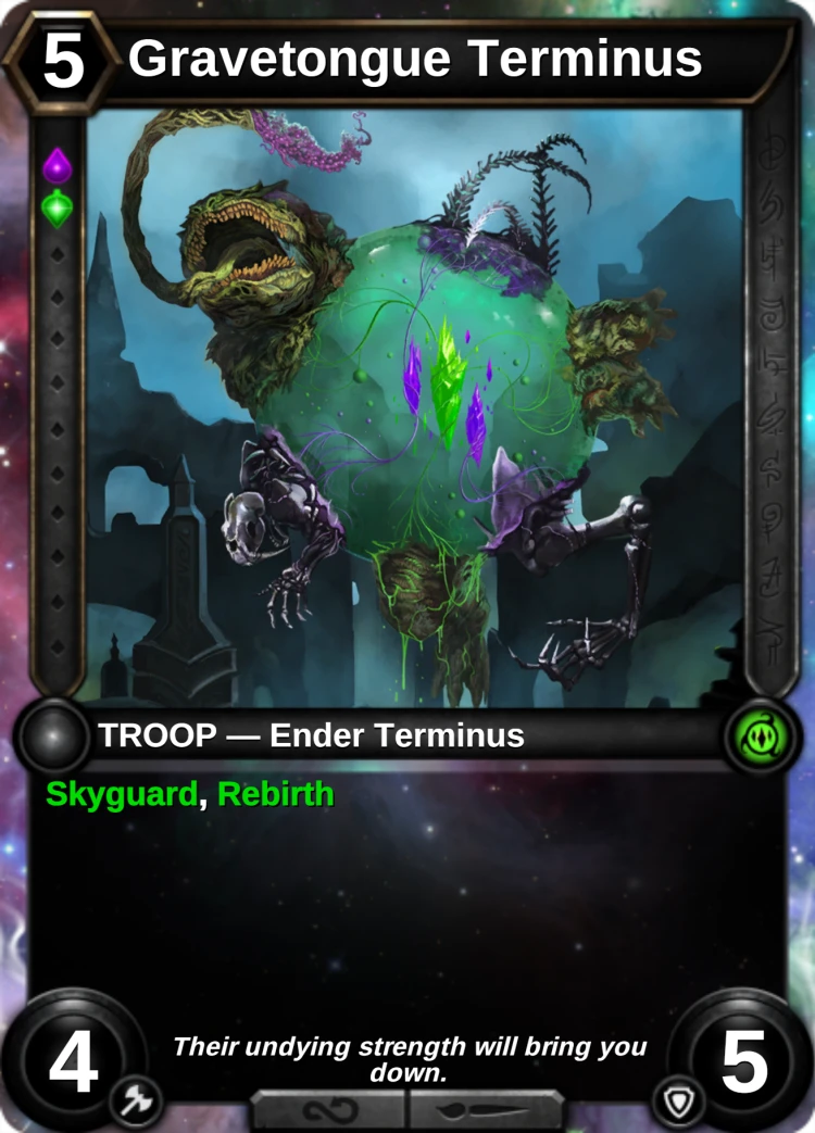 Gravetongue Terminus: the card