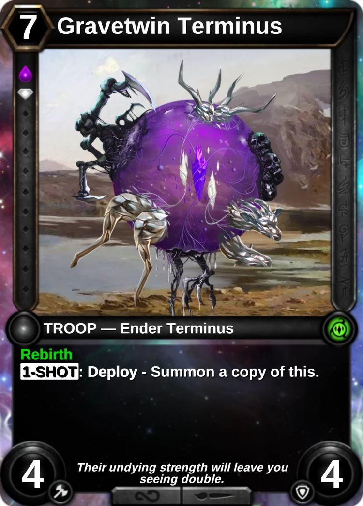 Gravetwin Terminus: the card