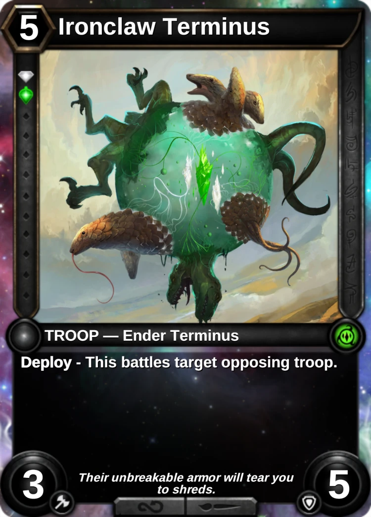 Ironclaw Terminus: the card