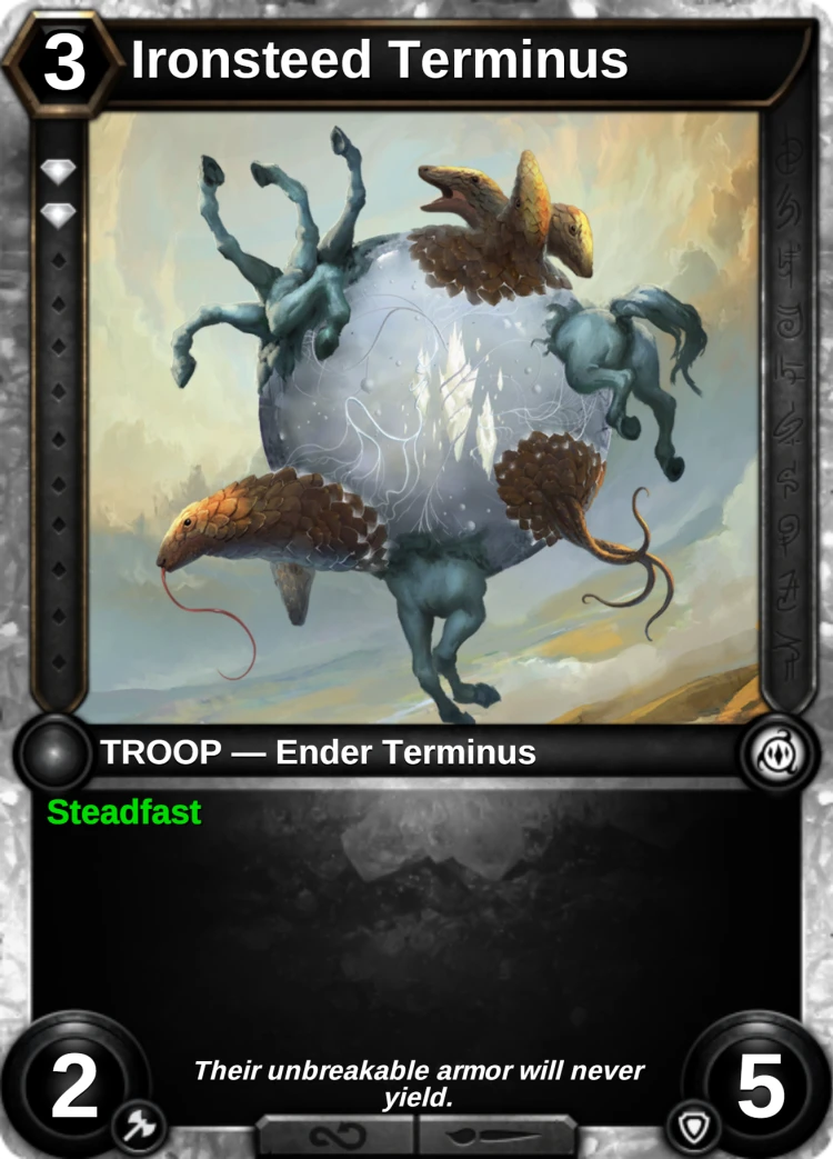 Ironsteed Terminus: the card