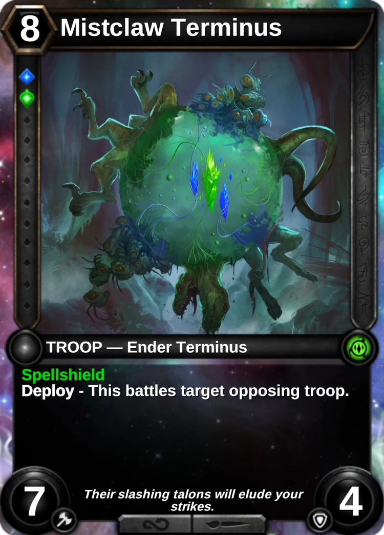 Mistclaw Terminus: the card