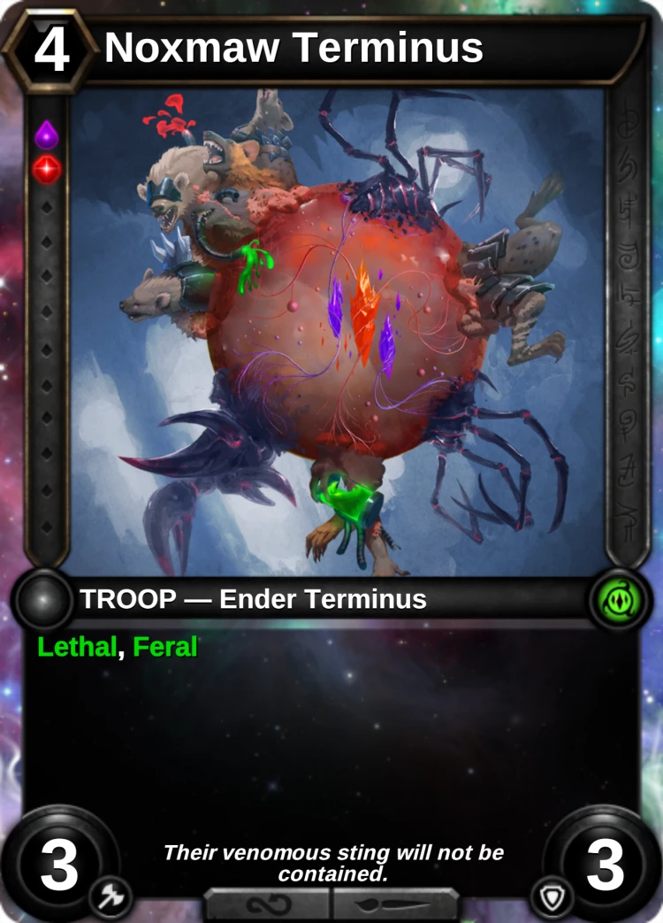 Noxmaw Terminus: the card