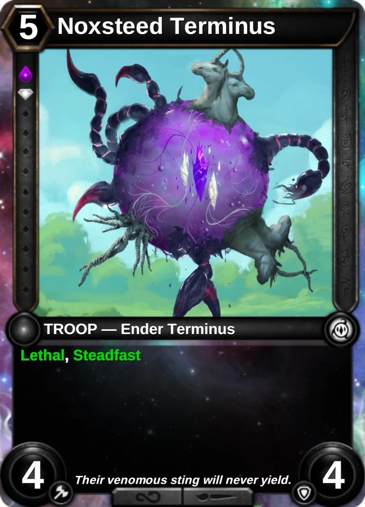 Noxsteed Terminus: the card