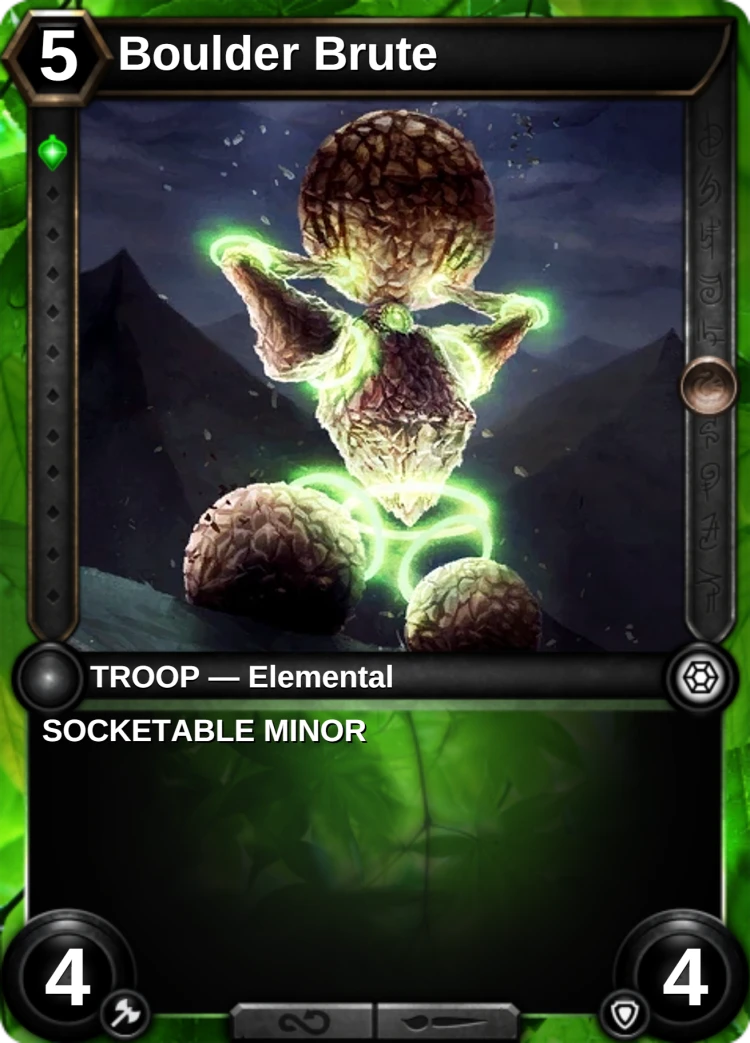 Boulder Brute: the card