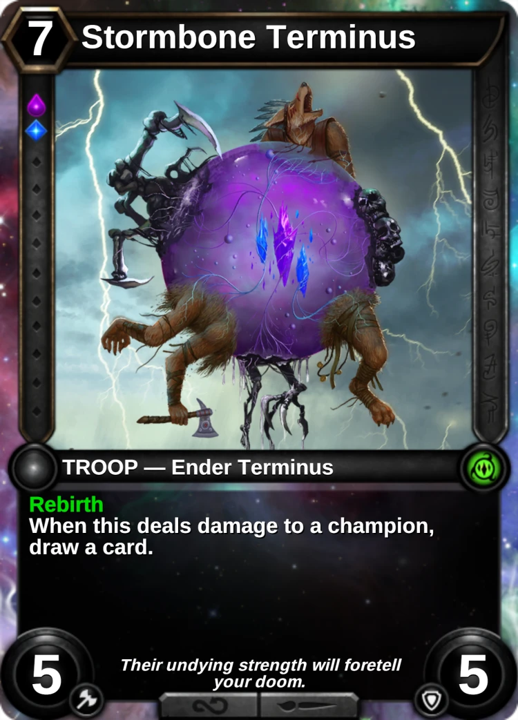 Stormbone Terminus: the card