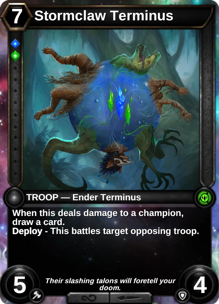 Stormclaw Terminus: the card