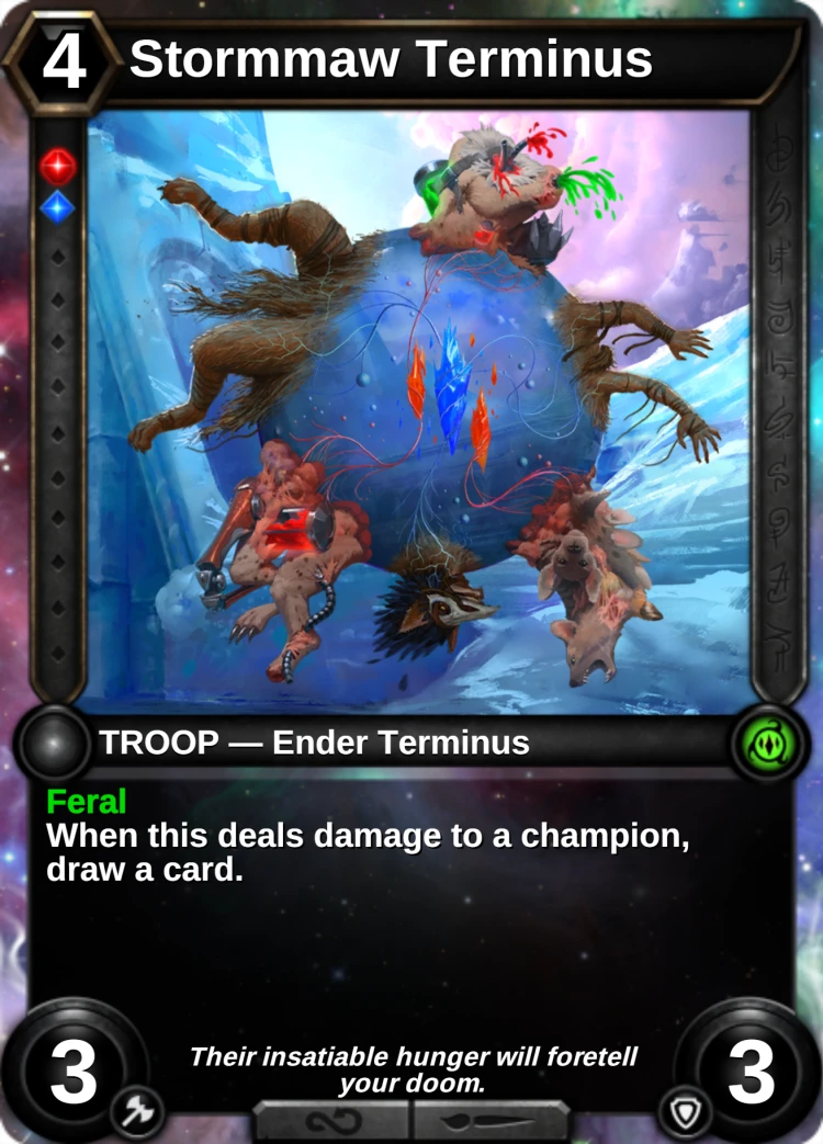 Stormmaw Terminus: the card