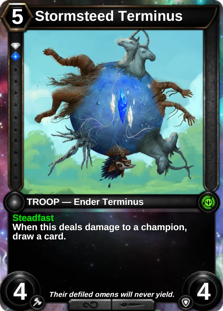 Stormsteed Terminus: the card