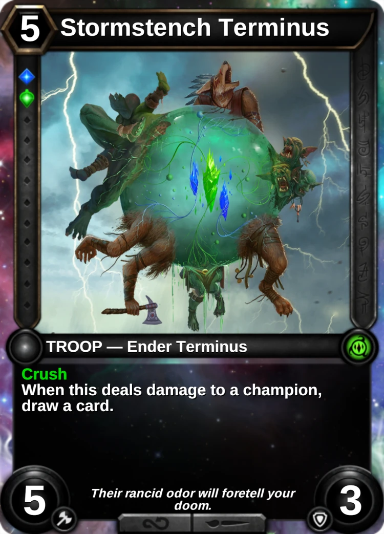 Stormstench Terminus: the card