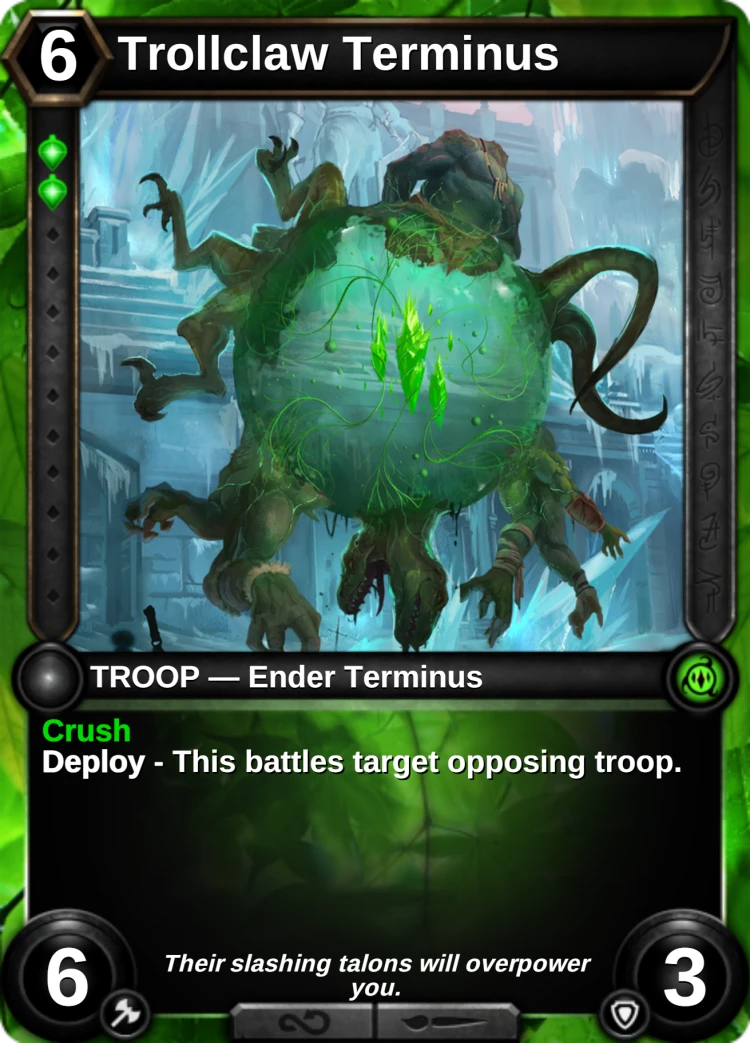 Trollclaw Terminus: the card