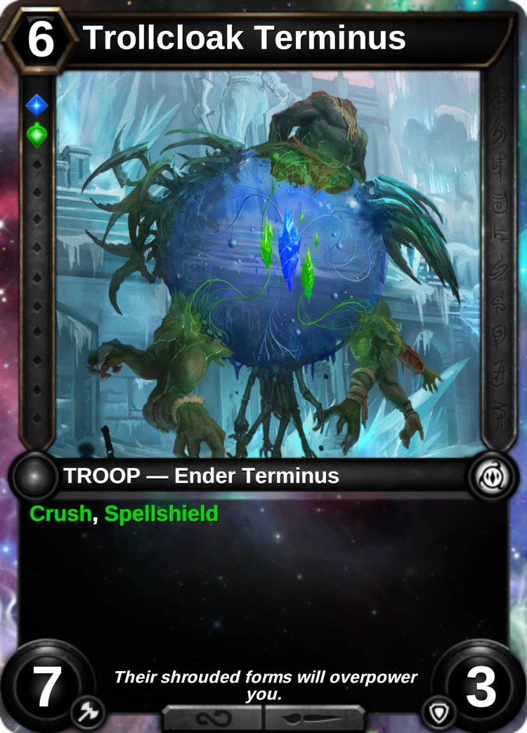 Trollcloak Terminus: the card
