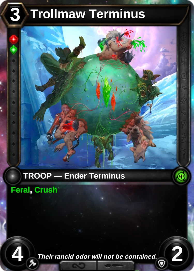 Trollmaw Terminus: the card