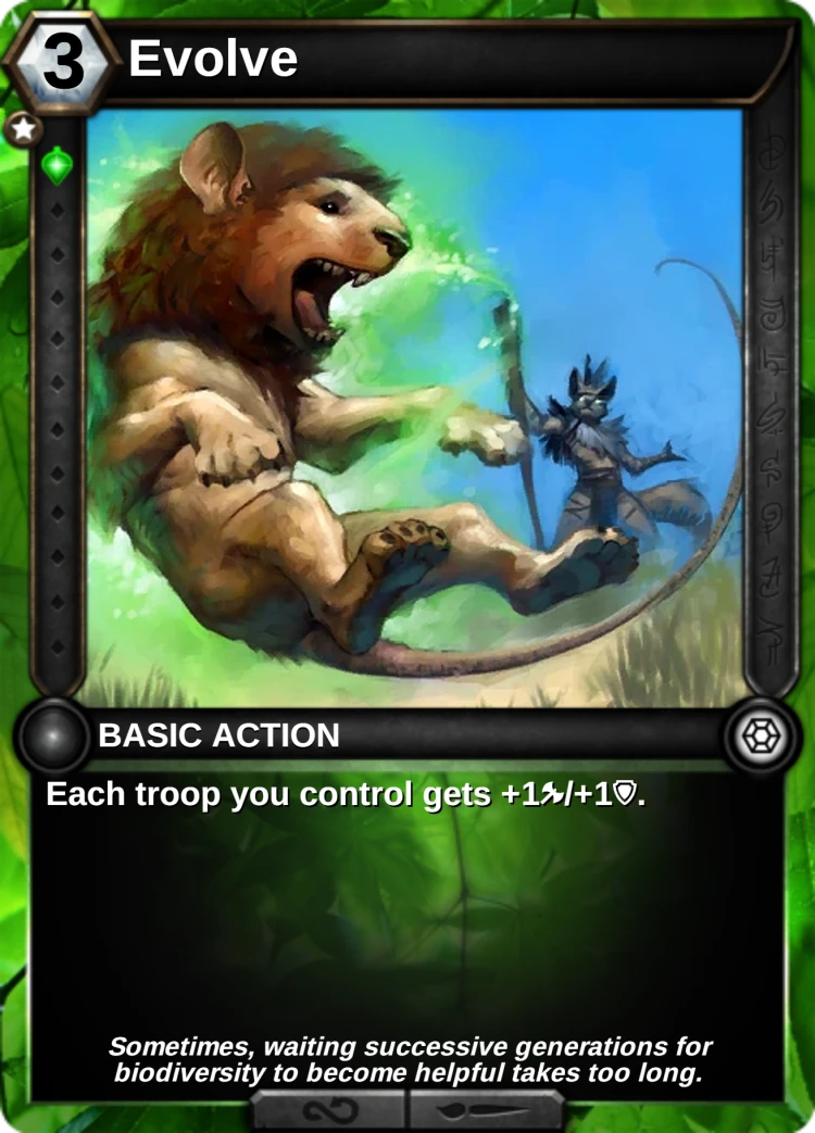 Evolve: the card