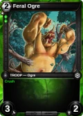 Feral Ogre: printing in Shards of Fate