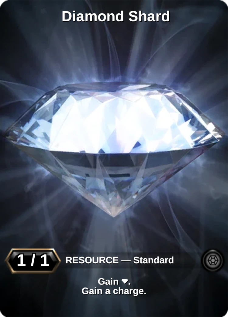 Diamond Shard: the card