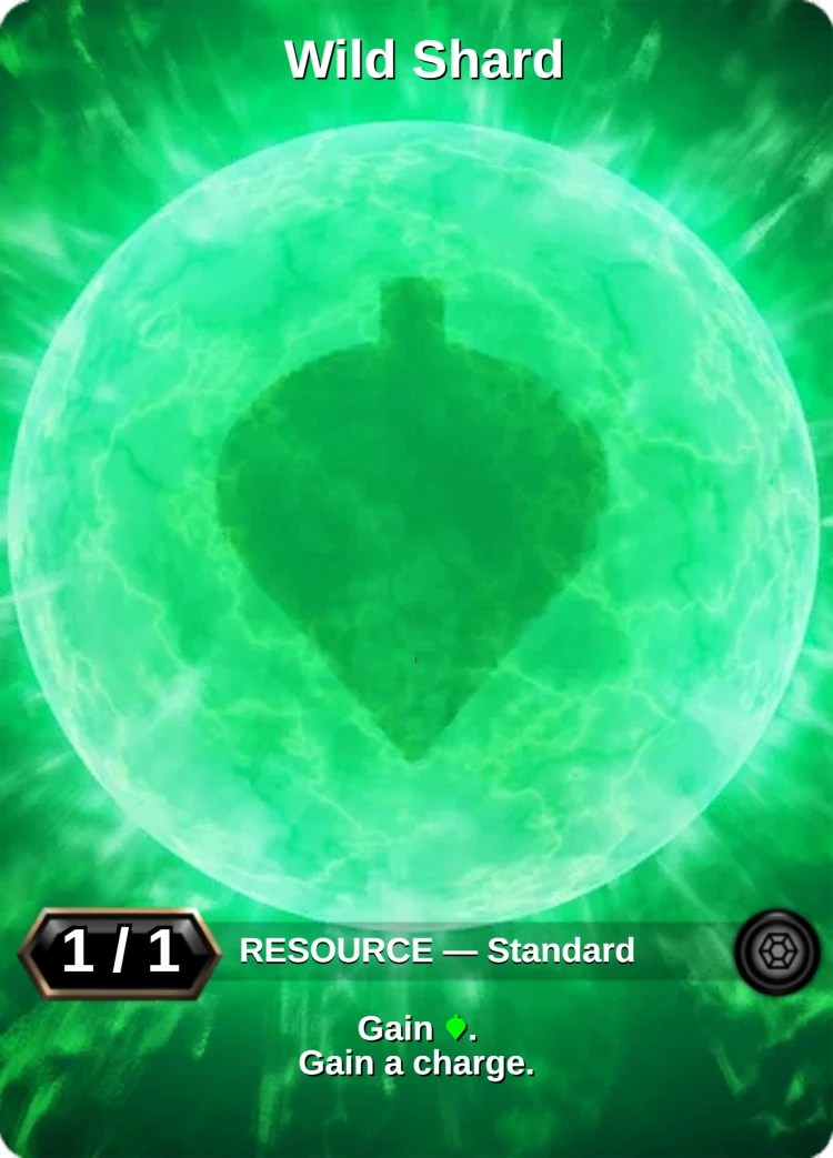 Wild Shard: the card