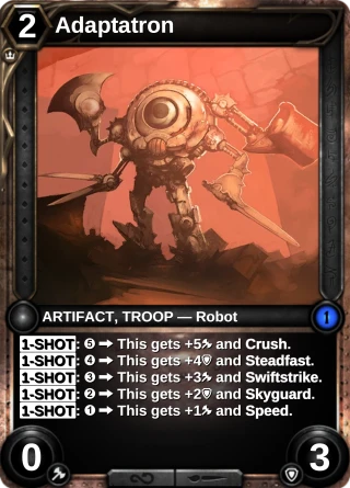 Adaptatron: the card this item changes