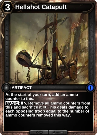 Hellshot Catapult: the card this item changes