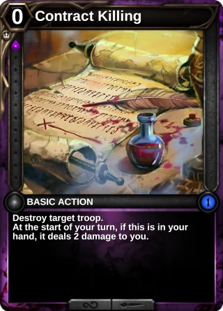 Contract Killing: the card this item changes