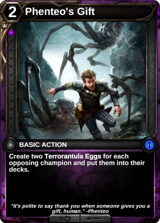 Phenteo's Gift: the card this item changes