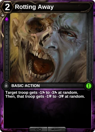 Rotting Away: the card this item changes