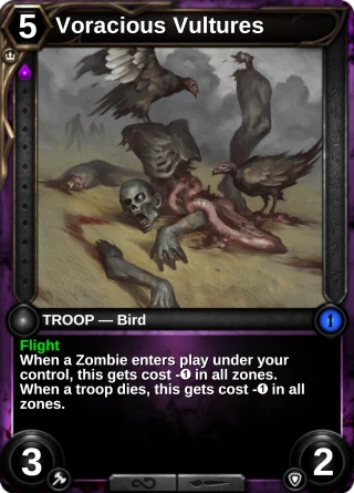 Voracious Vultures: the card this item changes