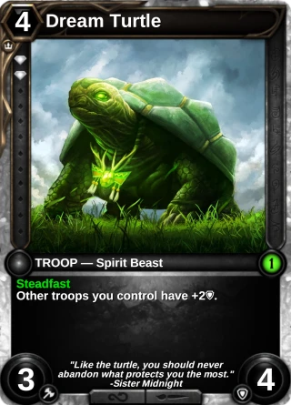 Dream Turtle: the card this item changes