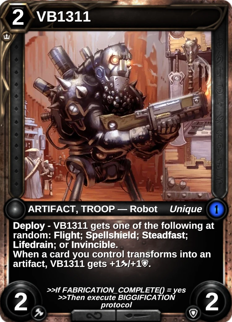 VB1311: the card
