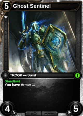 Ghost Sentinel: the card this item changes