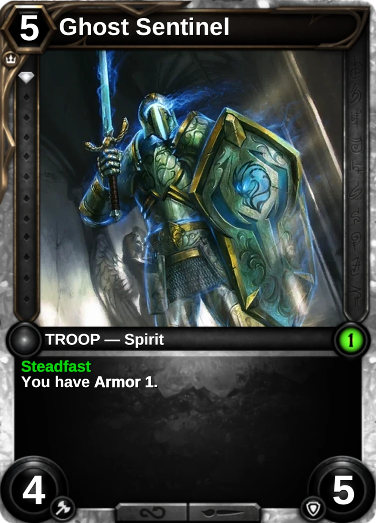 Ghost Sentinel: the card