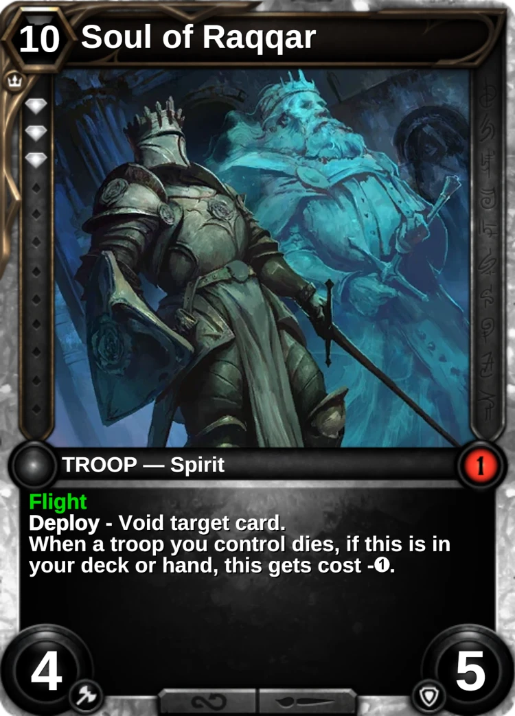 Soul of Raqqar: the card