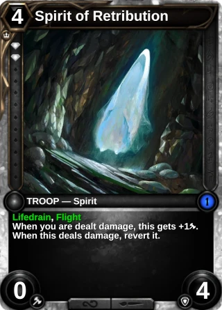 Spirit of Retribution: the card this item changes