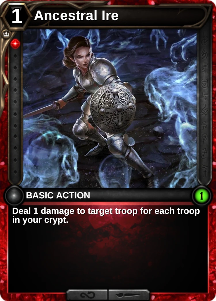 Ancestral Ire: the card
