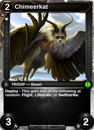 Chimeerkat: the card this item changes