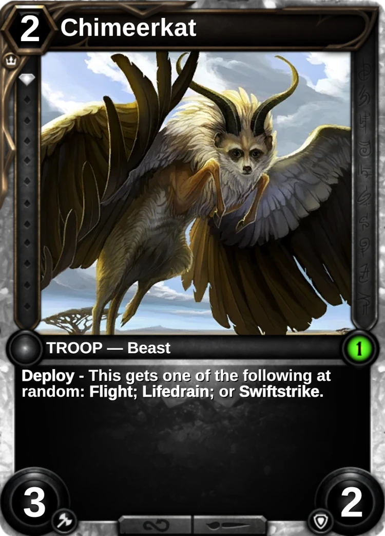 Chimeerkat: the card