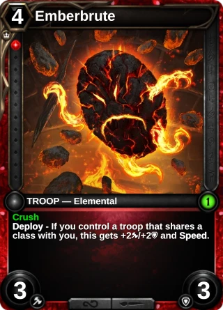 Emberbrute: the card this item changes