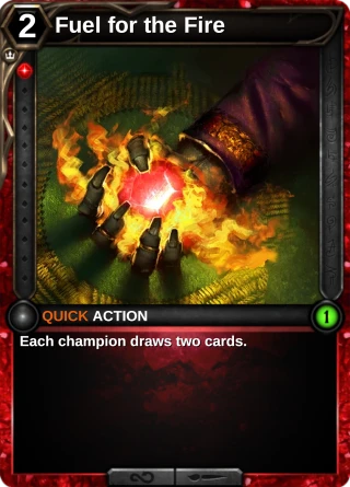 Fuel for the Fire: the card this item changes