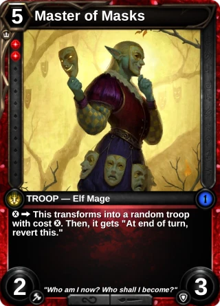 Master of Masks: the card this item changes