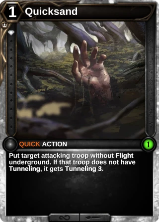 Quicksand: the card this item changes