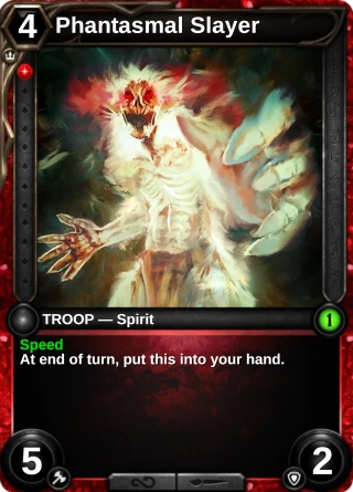Phantasmal Slayer: the card this item changes