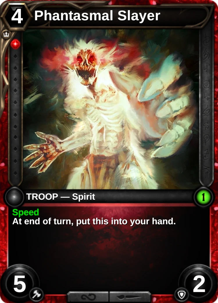 Phantasmal Slayer: the card