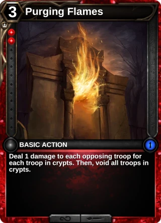 Purging Flames: the card this item changes
