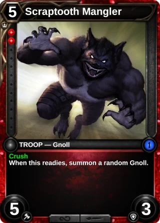 Scraptooth Mangler: the card this item changes